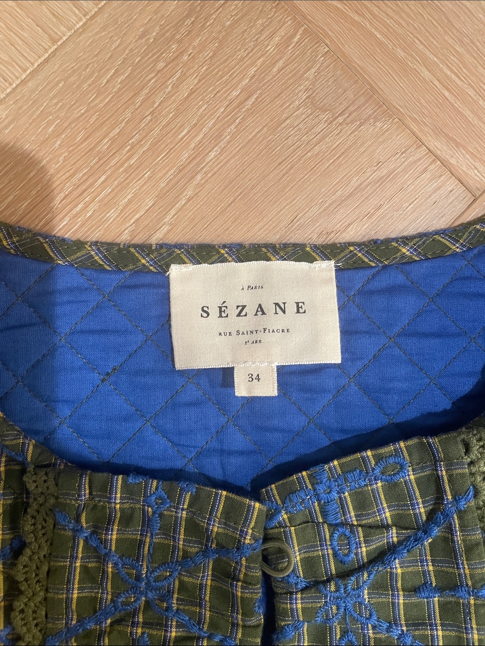 NWOT Sézane Axel Jacket in size 34 Like New-Never Worn - Picture 10 of 13
